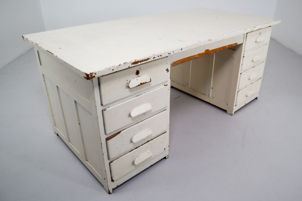 Industrial Desk With Drawers Germany 1930s Early 20th Century