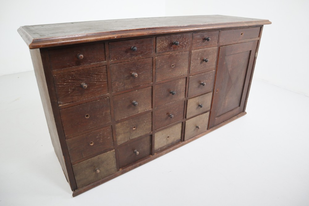Primitive Cabinet With Drawers France 1900 20th Century Chest Of