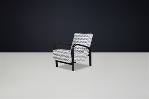 1930s Czech Lounge Chair by Koželka & Kropáček Mid-20th century