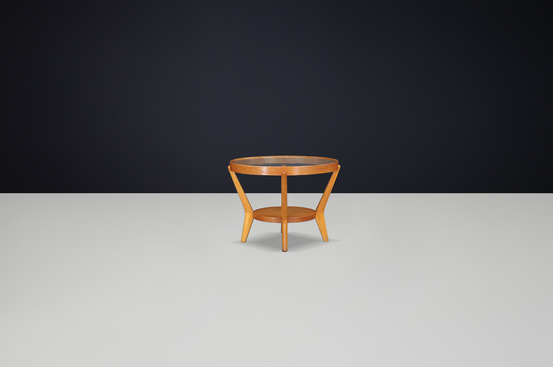 1940s Bentwood Coffee Table by Karel Kozelka & Antonín Kropáček, for Int. Praha Mid-20th century