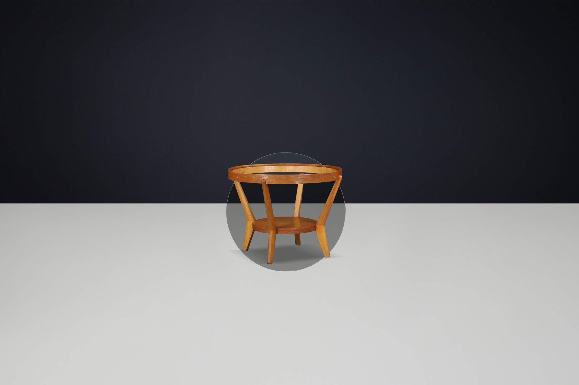 1940s Bentwood Coffee Table by Karel Kozelka & Antonín Kropáček, for Int. Praha Mid-20th century