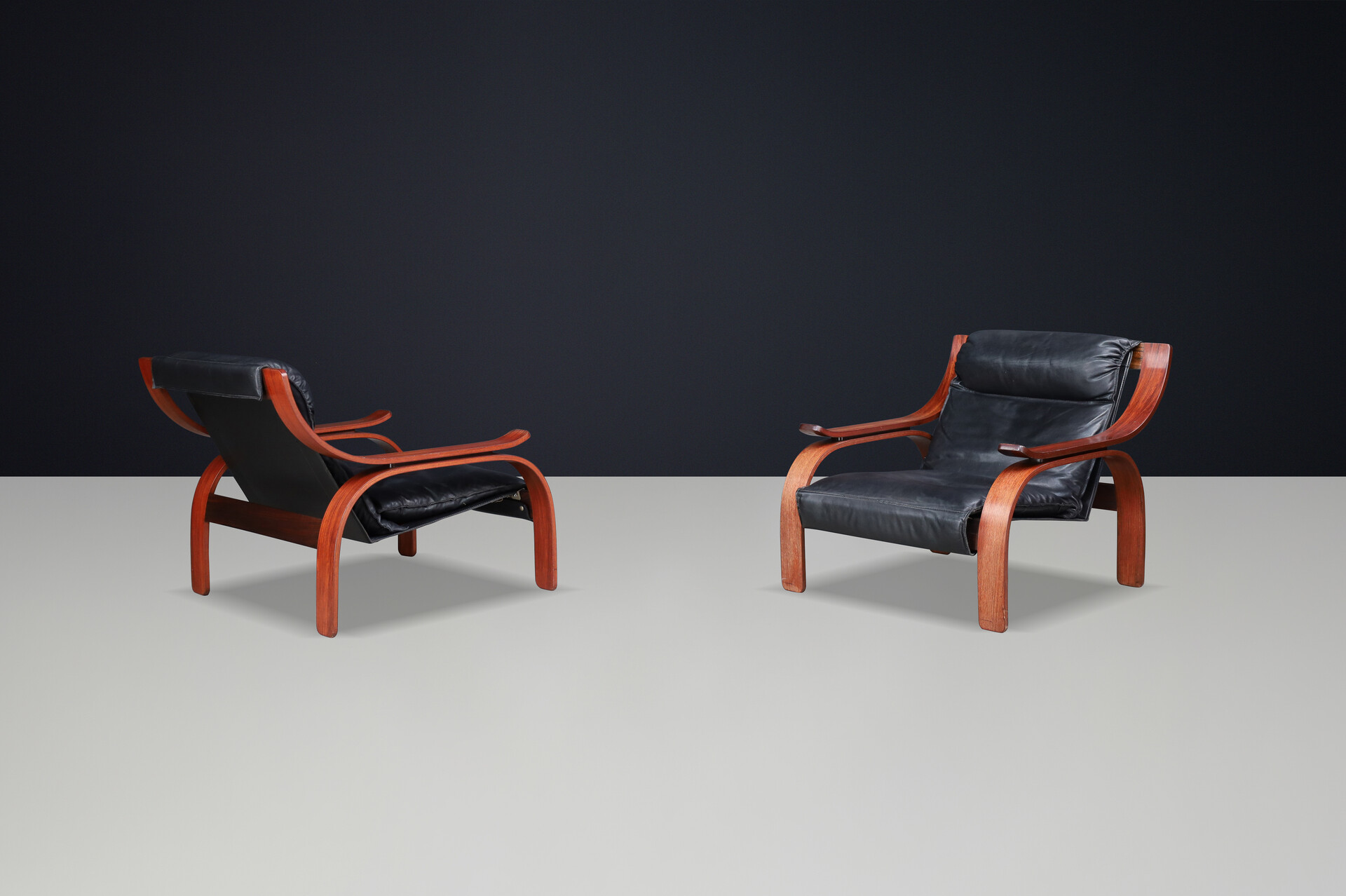1962 Italian Mid-Century Modern Lounge Chairs by Marco Zanuso for Arflex Mid-20th century