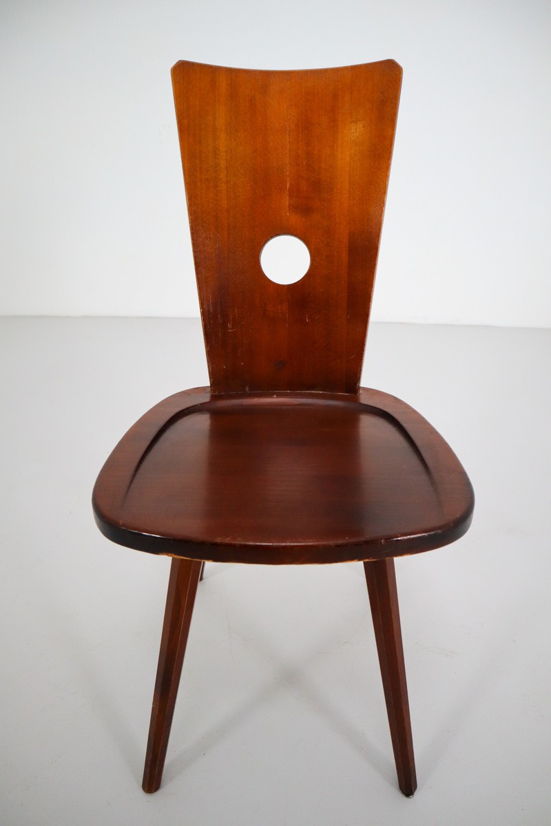 22 chairs brown **** Mid-20th century