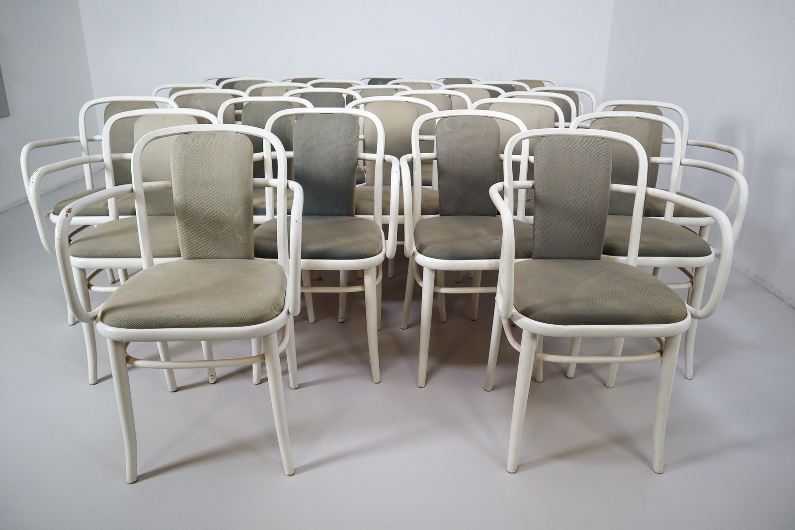 29 Ton Chairs, Fabric Upholstery, 1960s