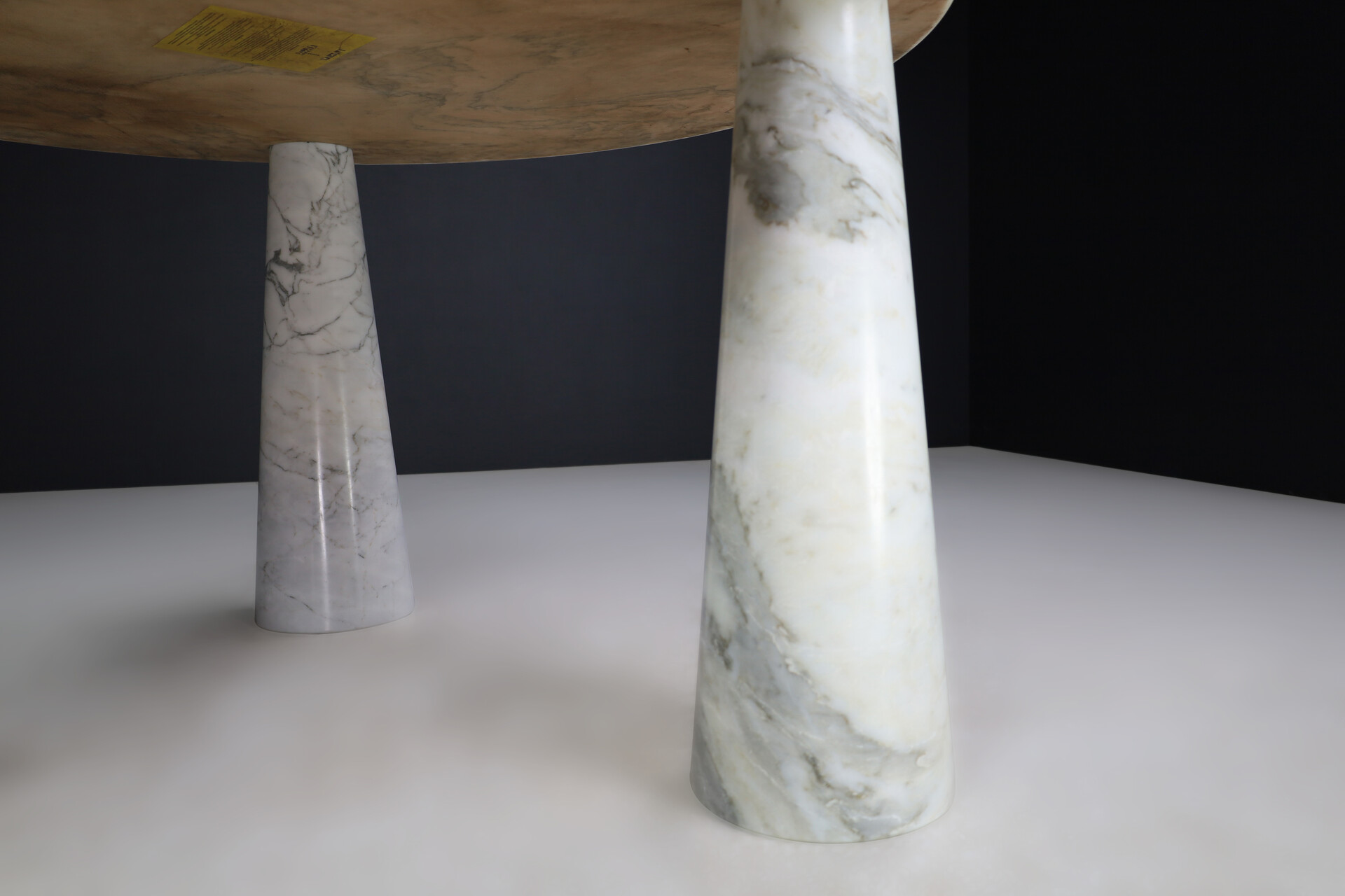 Angelo Mangiarotti for Skipper White Carrara Marble 