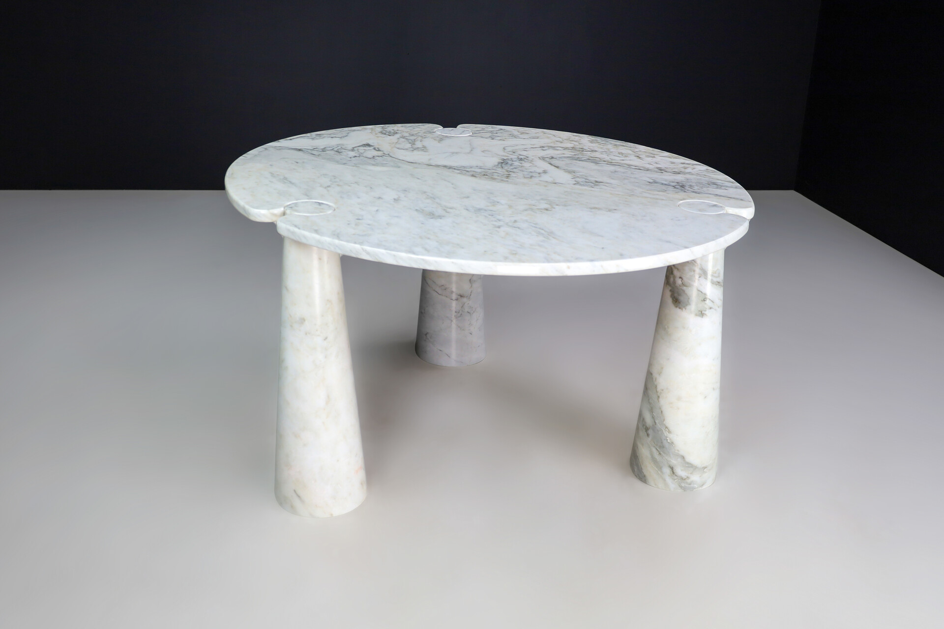 Angelo Mangiarotti for Skipper White Carrara Marble 