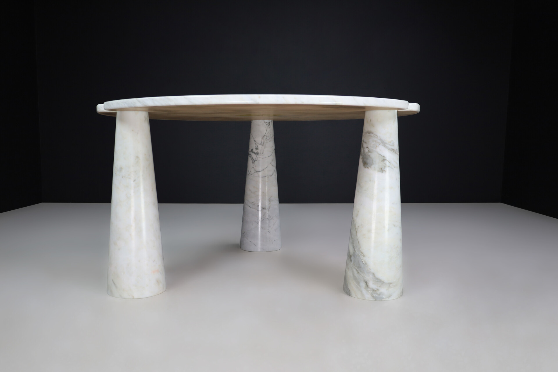 Angelo Mangiarotti for Skipper White Carrara Marble 