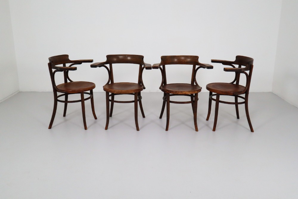 Antique Bentwood Thonet Armchars Late-19th century