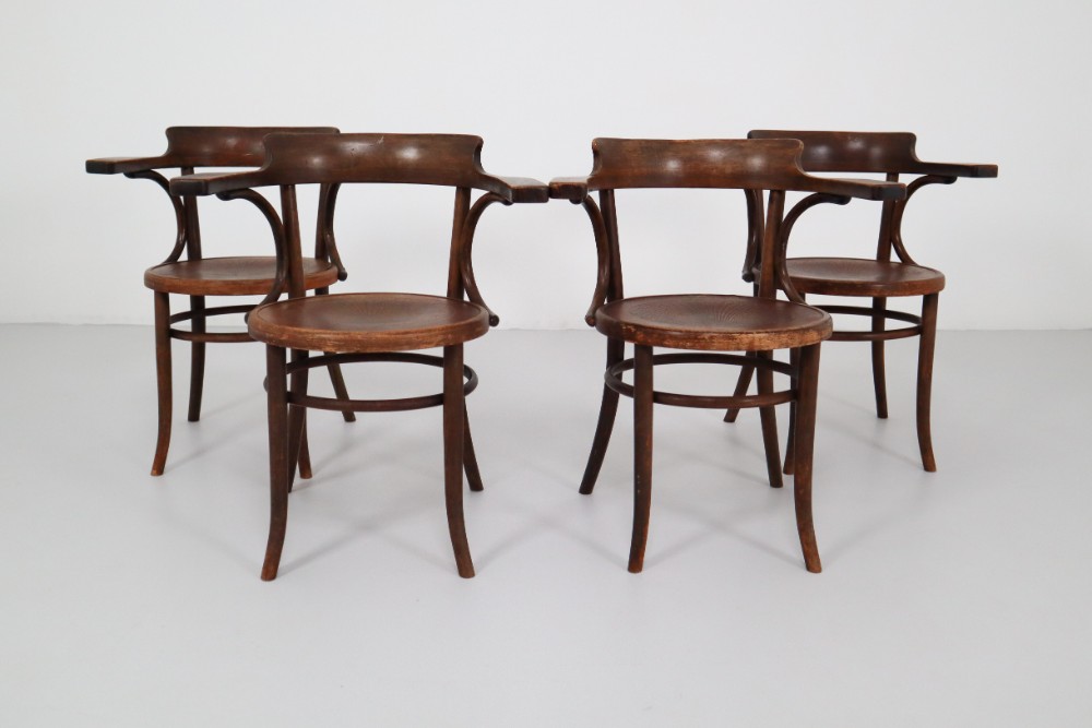 Antique Bentwood Thonet Armchars Late-19th century