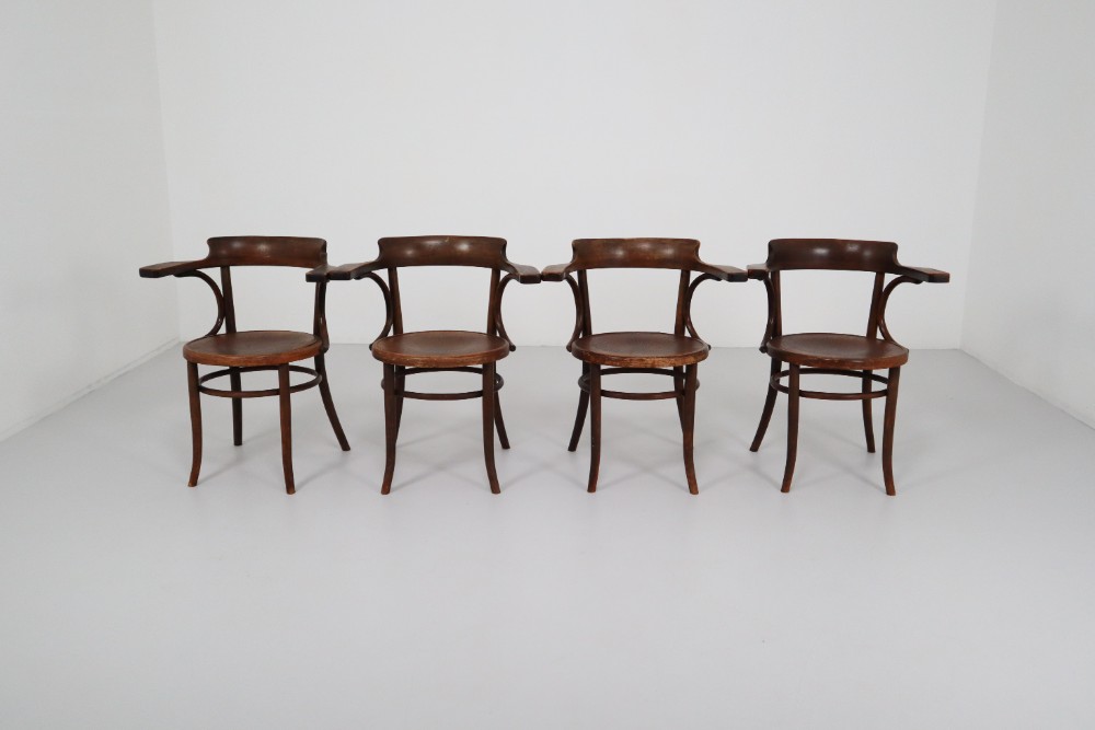 Antique Bentwood Thonet Armchars Late-19th century