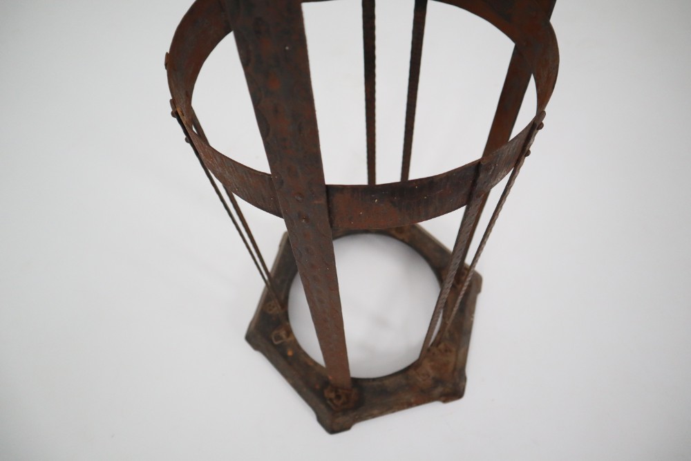 Antique Iron Patinated  Coat Hanger Early-20th century