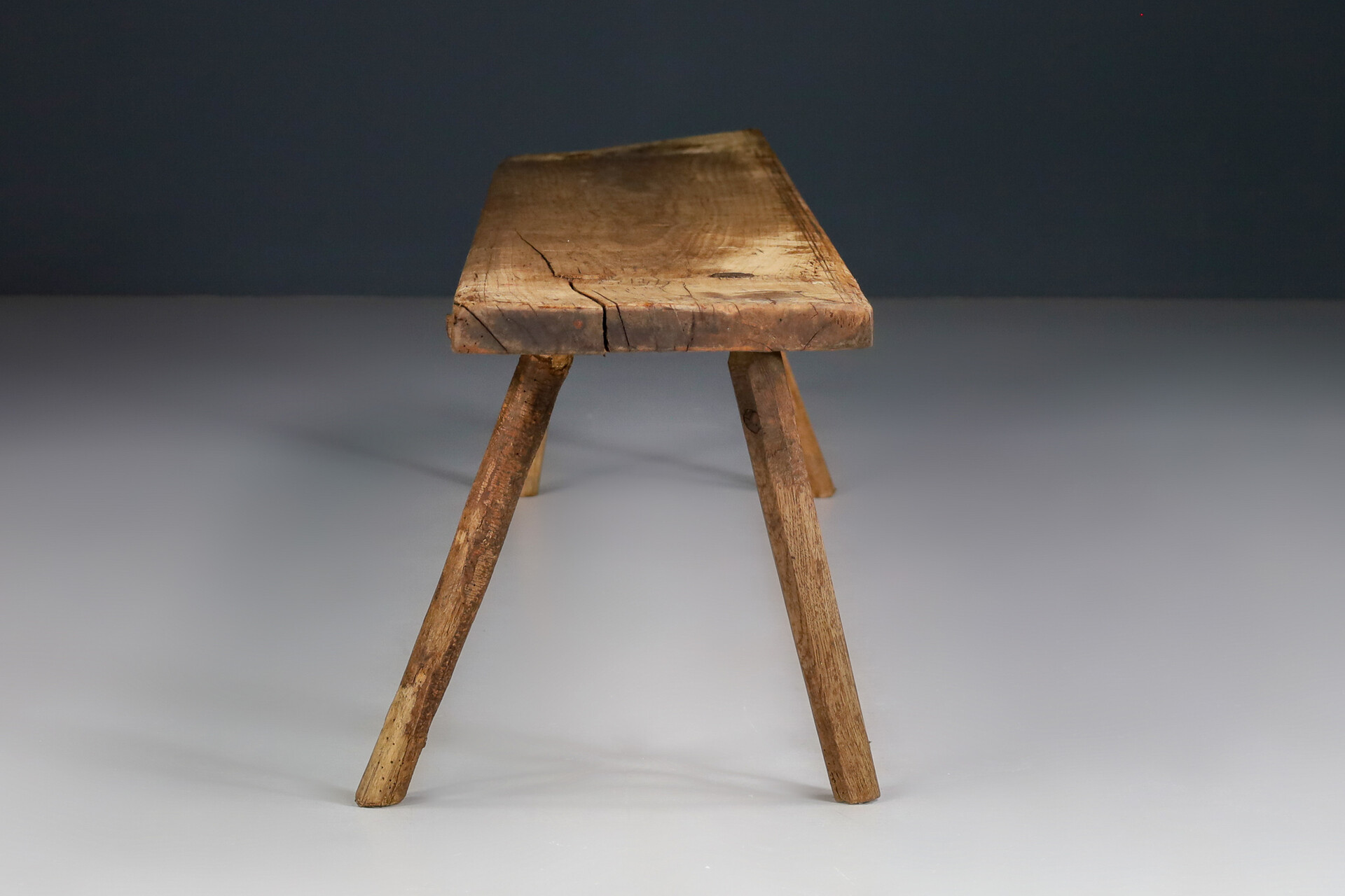 Antique Italian Bench In Solid Wood 1900s Early-20th century
