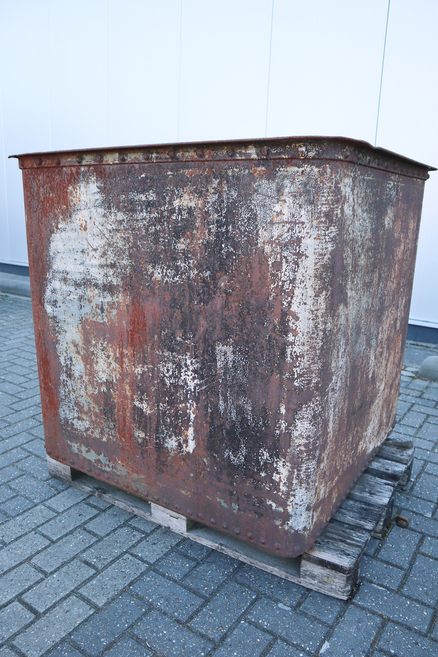 Antique Large iron water tank or Garden planter Mid-19th century