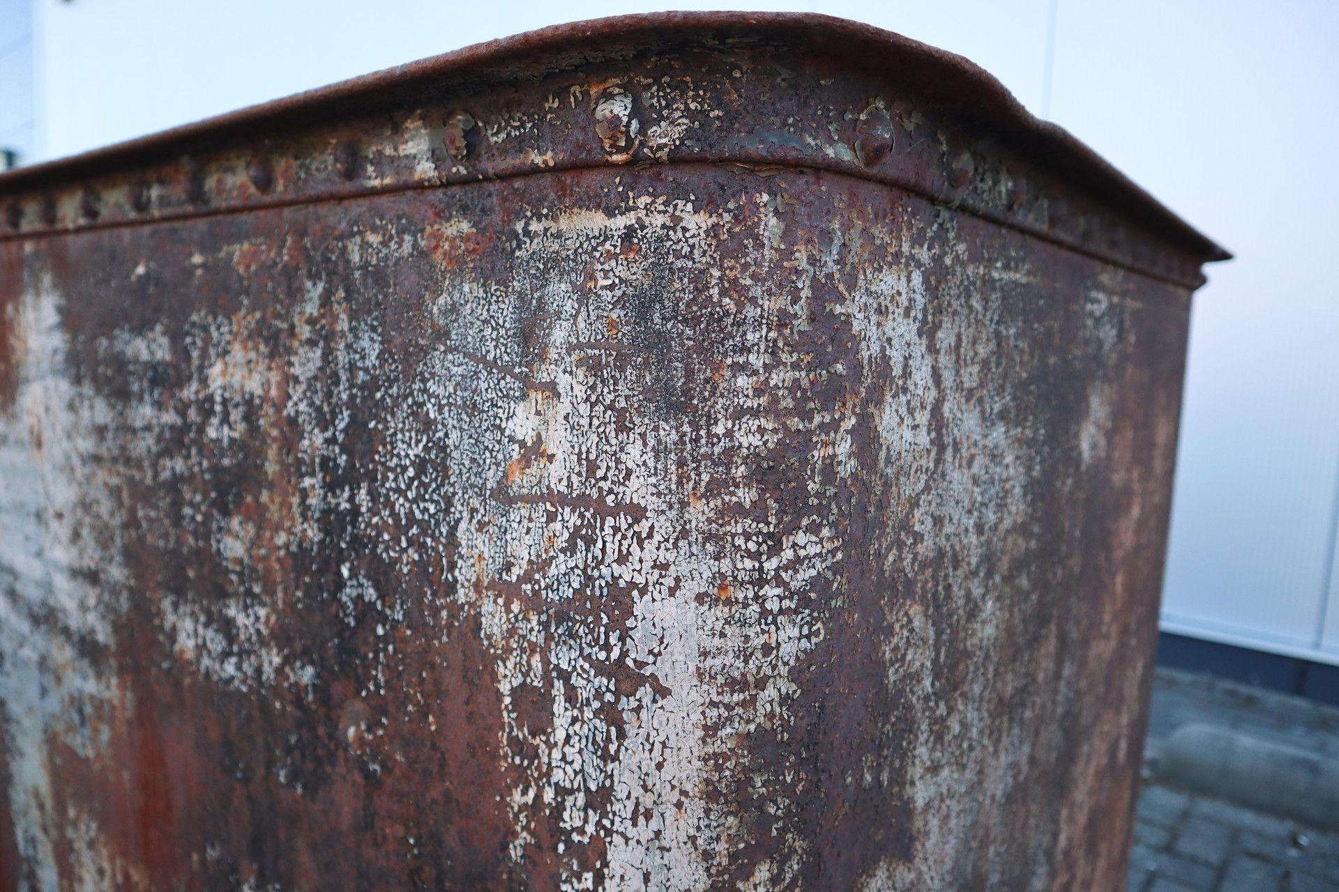 Antique Large iron water tank or Garden planter Mid-19th century