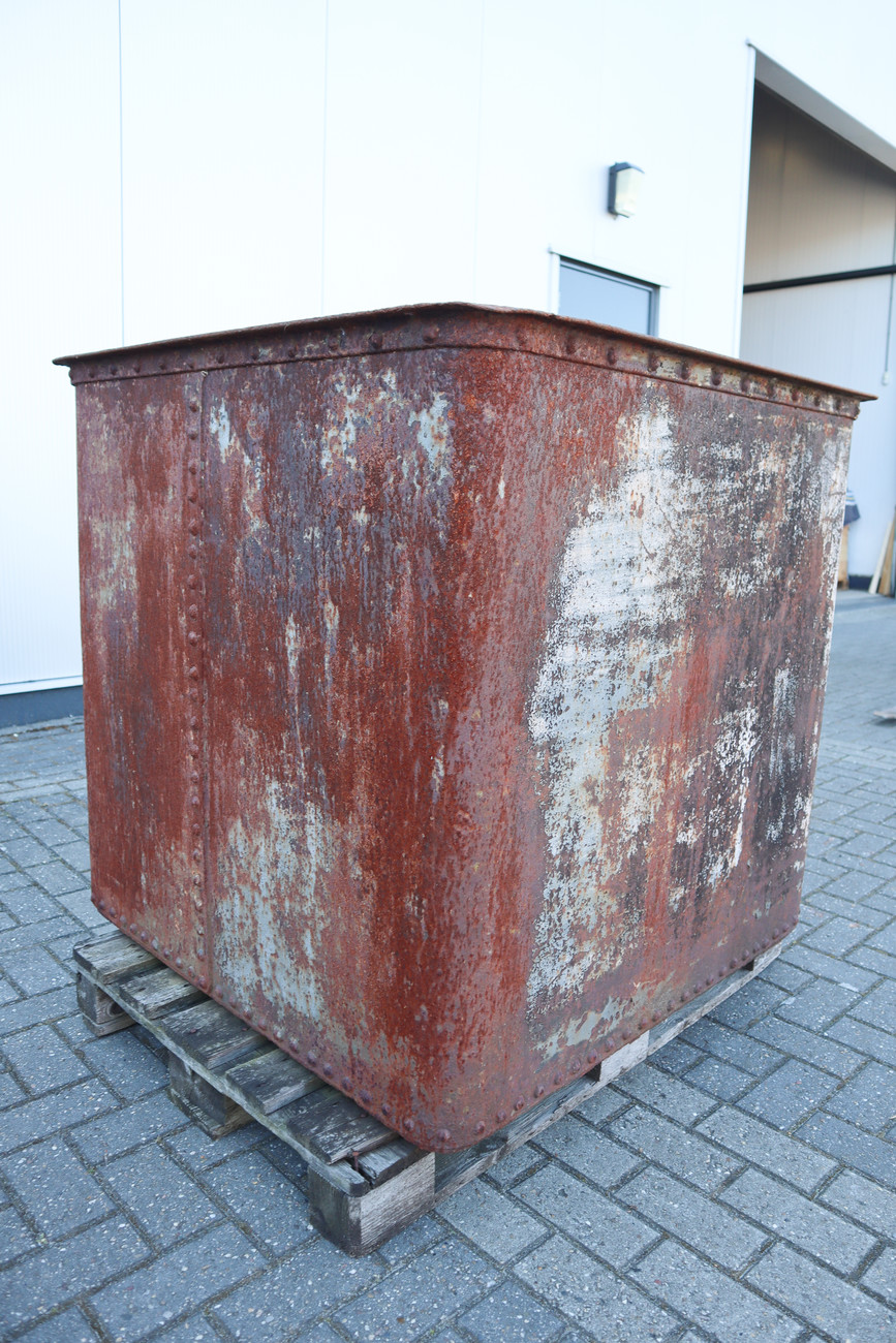 Antique Large iron water tank or Garden planter Mid-19th century