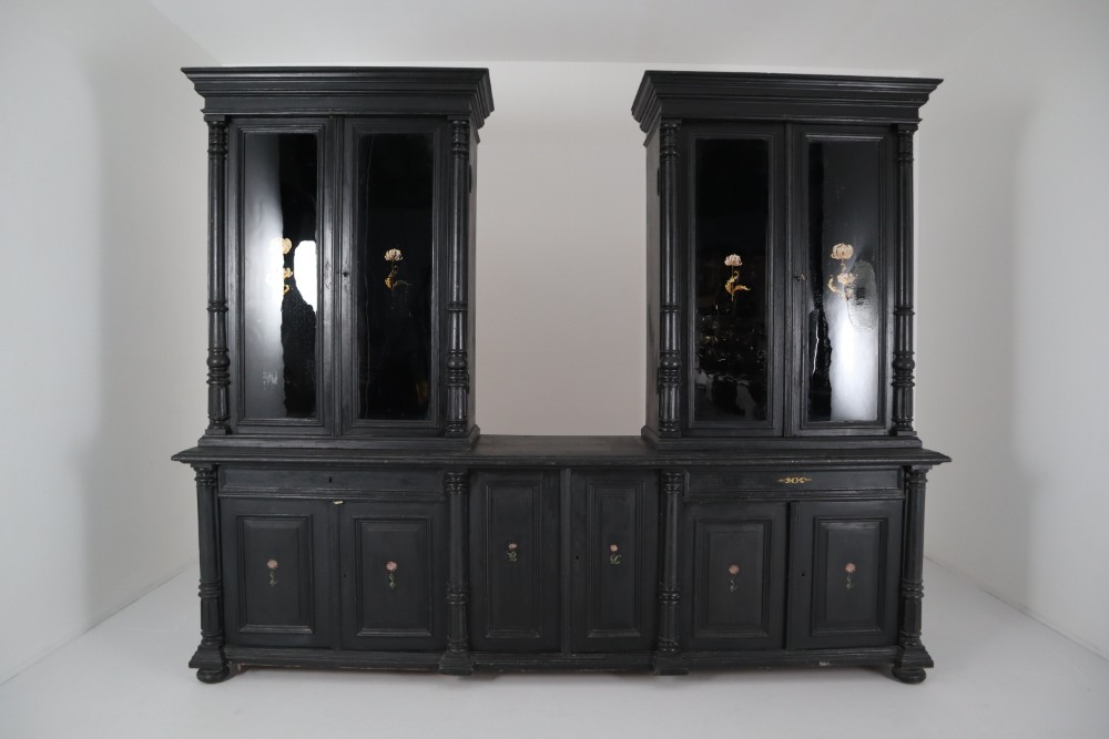 Antique Pine Bar - Shop Cabinet Late-19th century