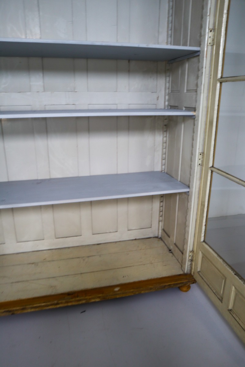 Antique Pine GRAND DISPLAY CABINET FROM UNIVERSITY VIENNA 1870 Late-19th century