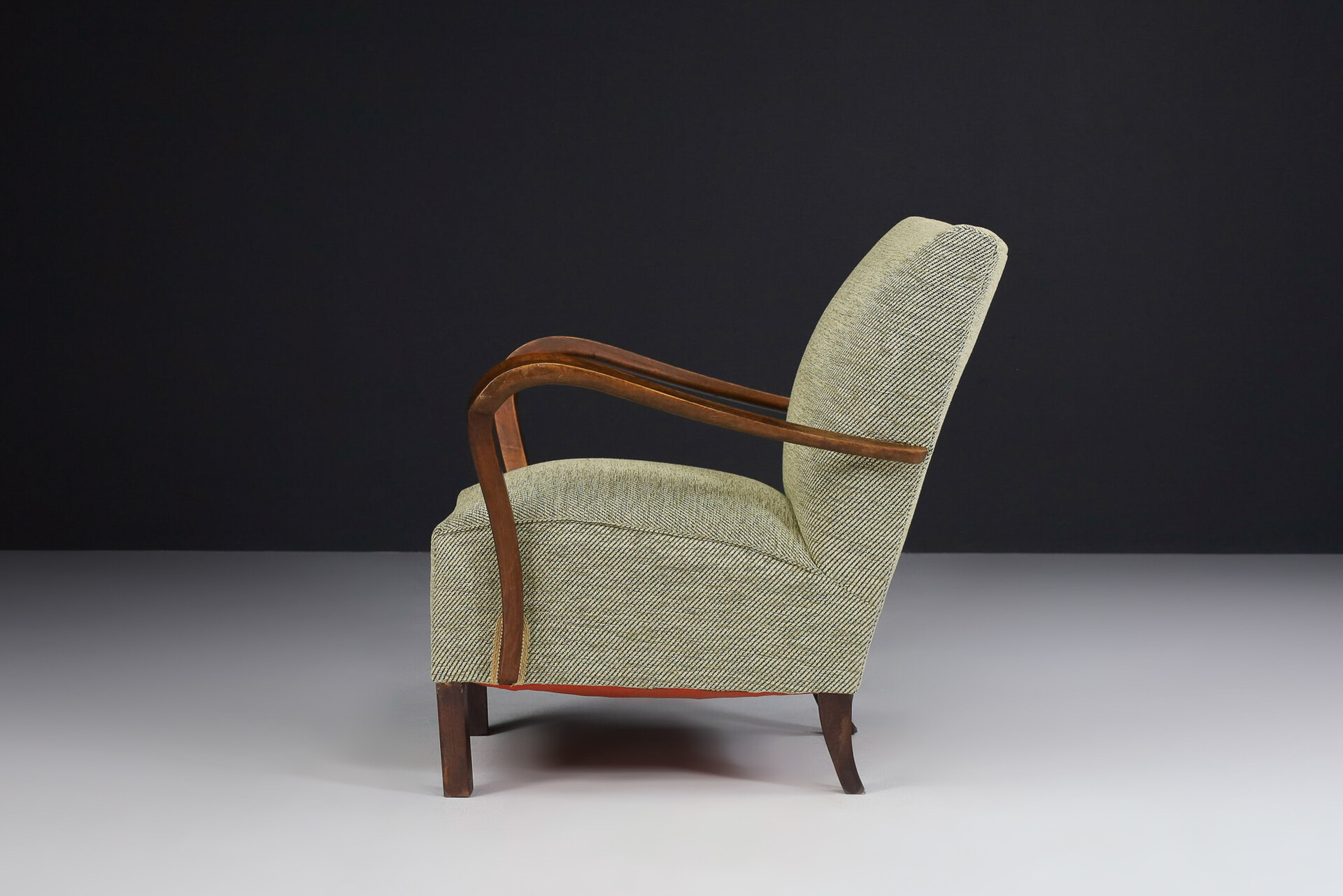 Armchairs with New Upholstery, France 1940s Mid-20th century