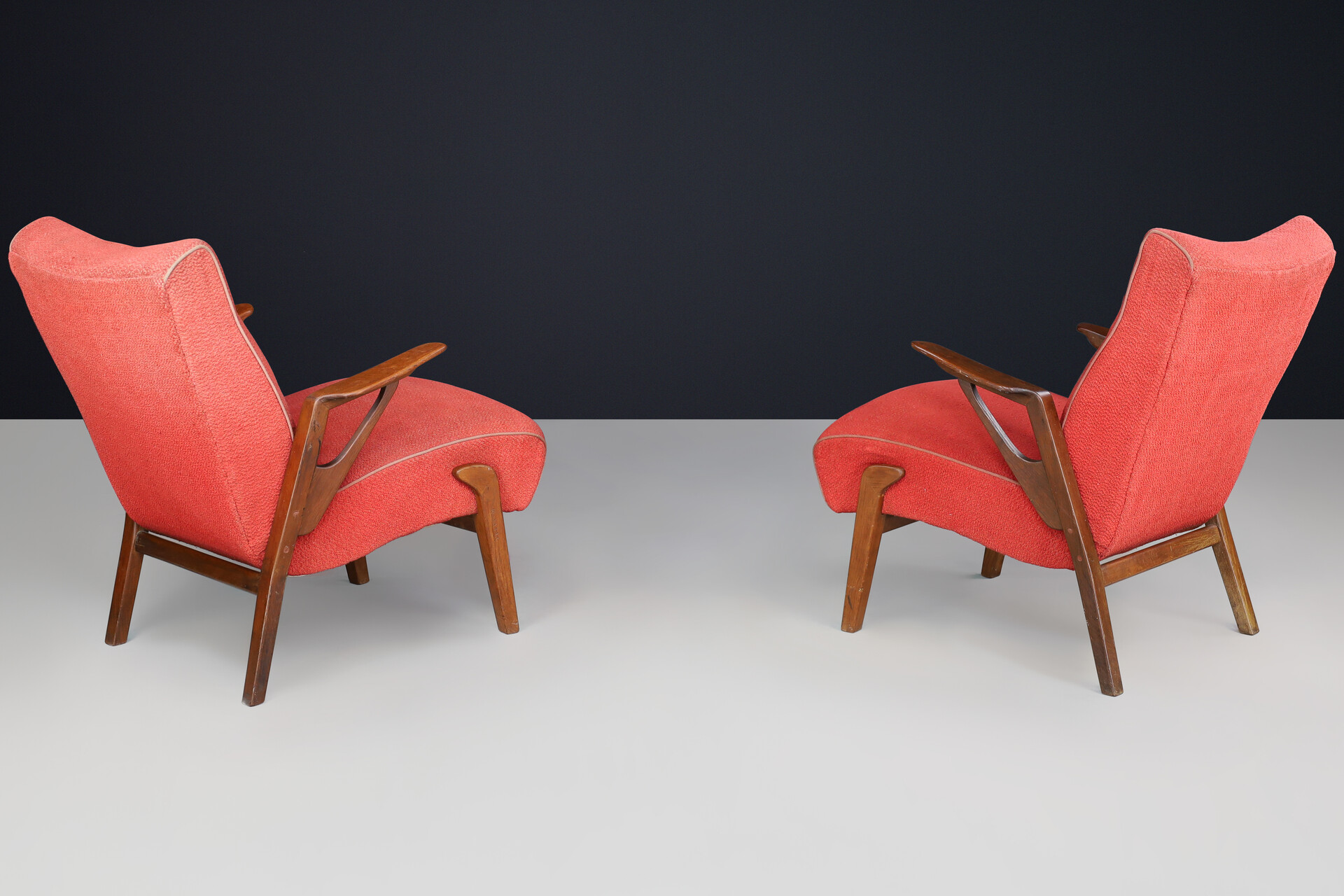 Art deco oak armchair by Antonin Kybal, Czechoslovakia 1930 Mid-20th century