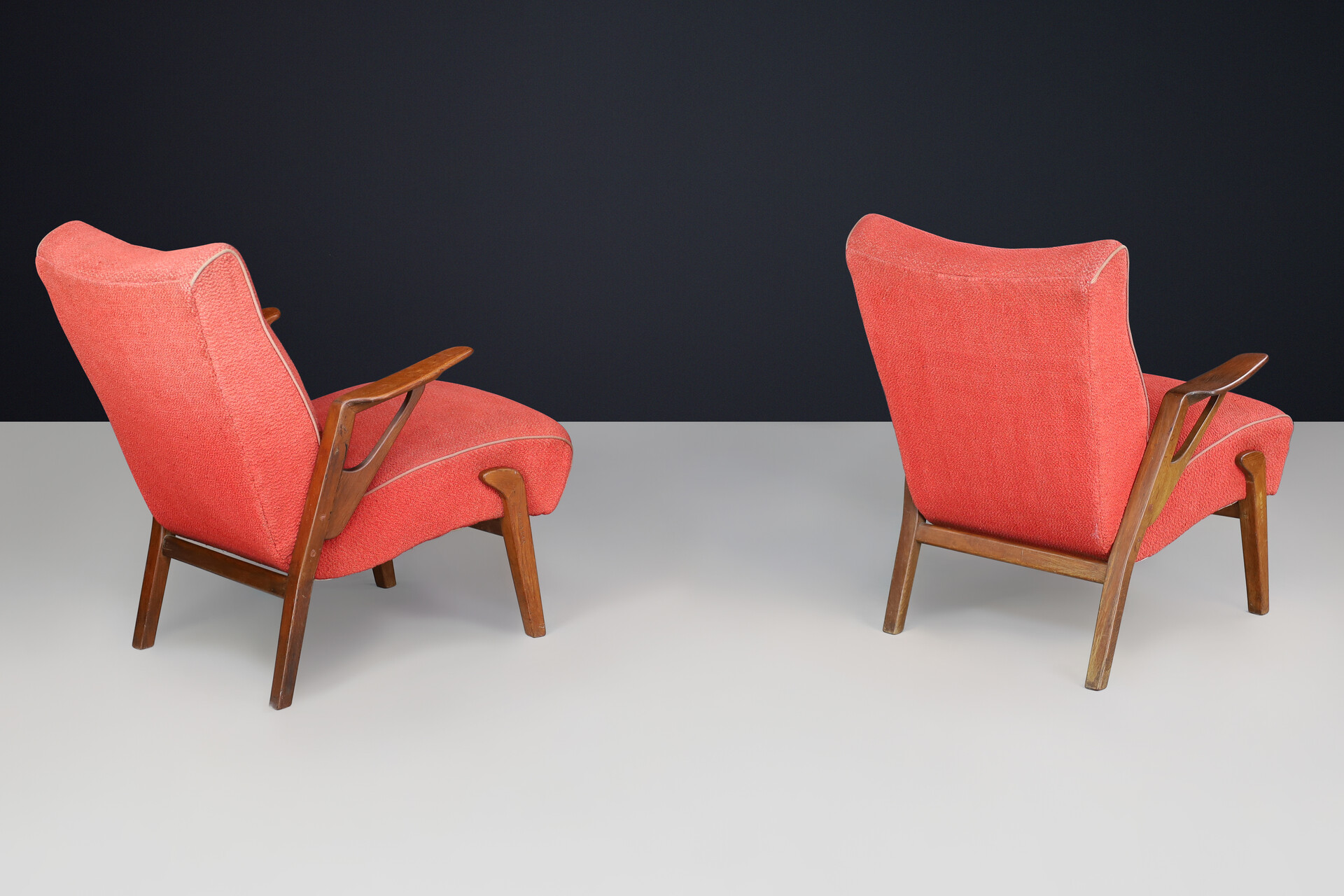 Art deco oak armchair by Antonin Kybal, Czechoslovakia 1930 Mid-20th century