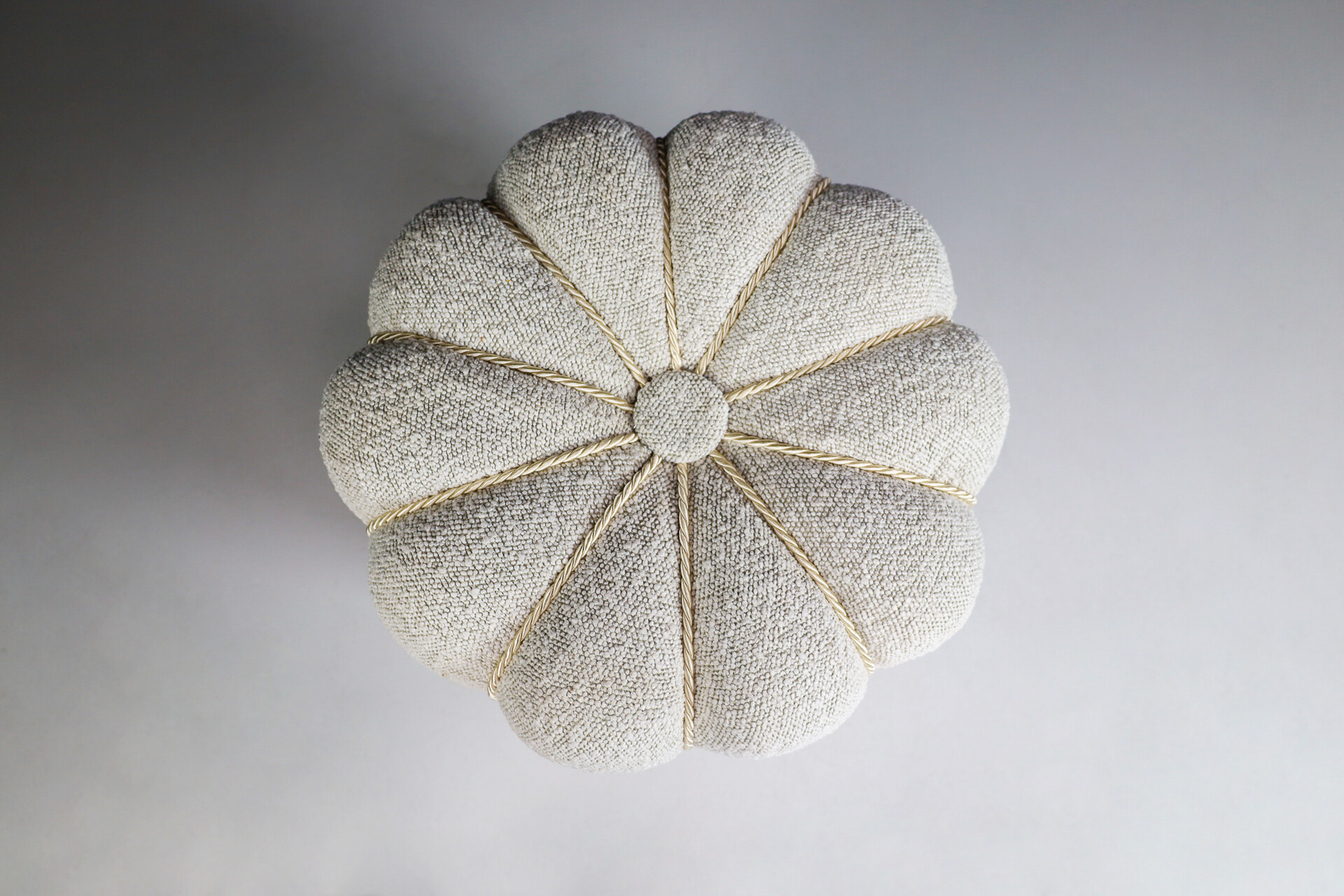 Art Deco Tabouret in new bouclé fabric by Jindrich Halabala, 1940' Early-20th century