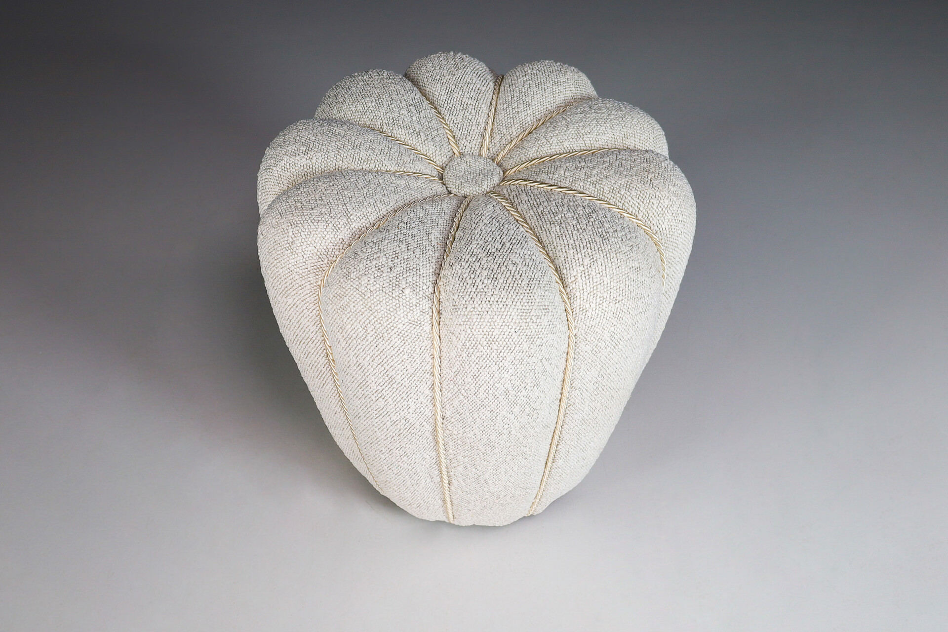 Art Deco Tabouret in new bouclé fabric by Jindrich Halabala, 1940' Early-20th century