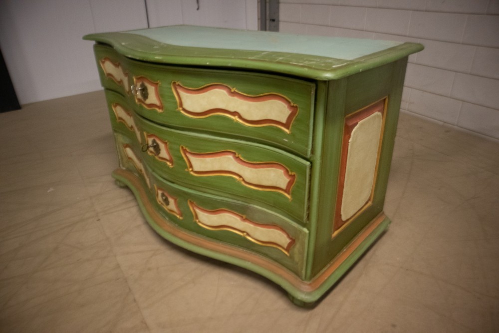 Baroque Wood Painted Comode Early-19th century