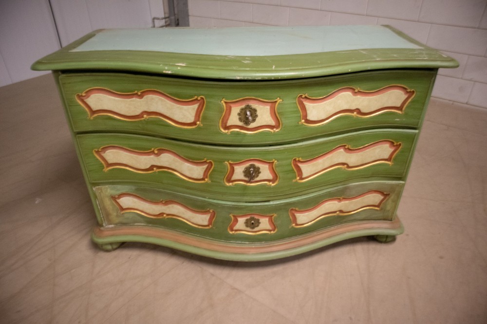 Baroque Wood Painted Comode Early-19th century
