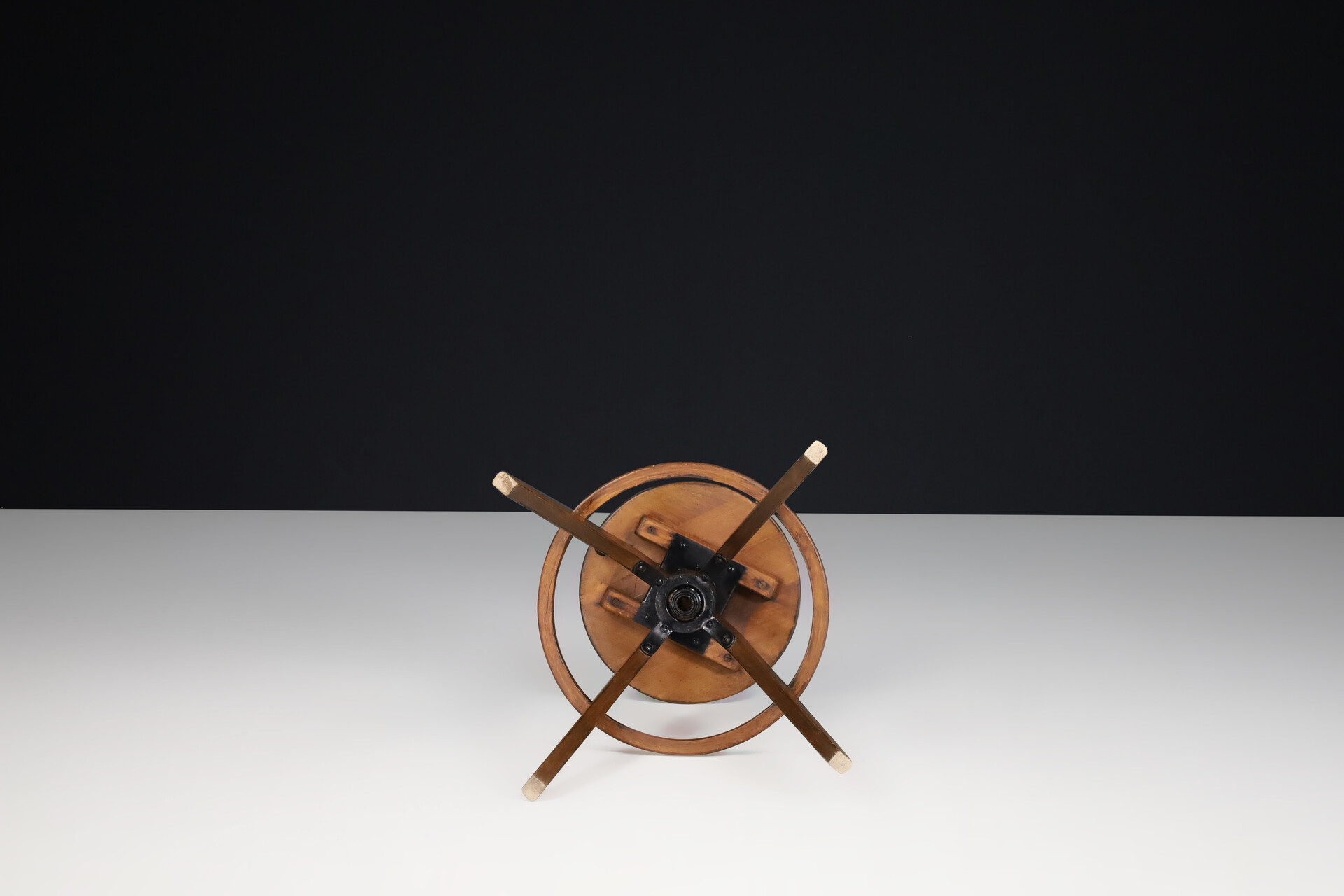 Bauhaus Architect adjustable stool, France 1930 20th century