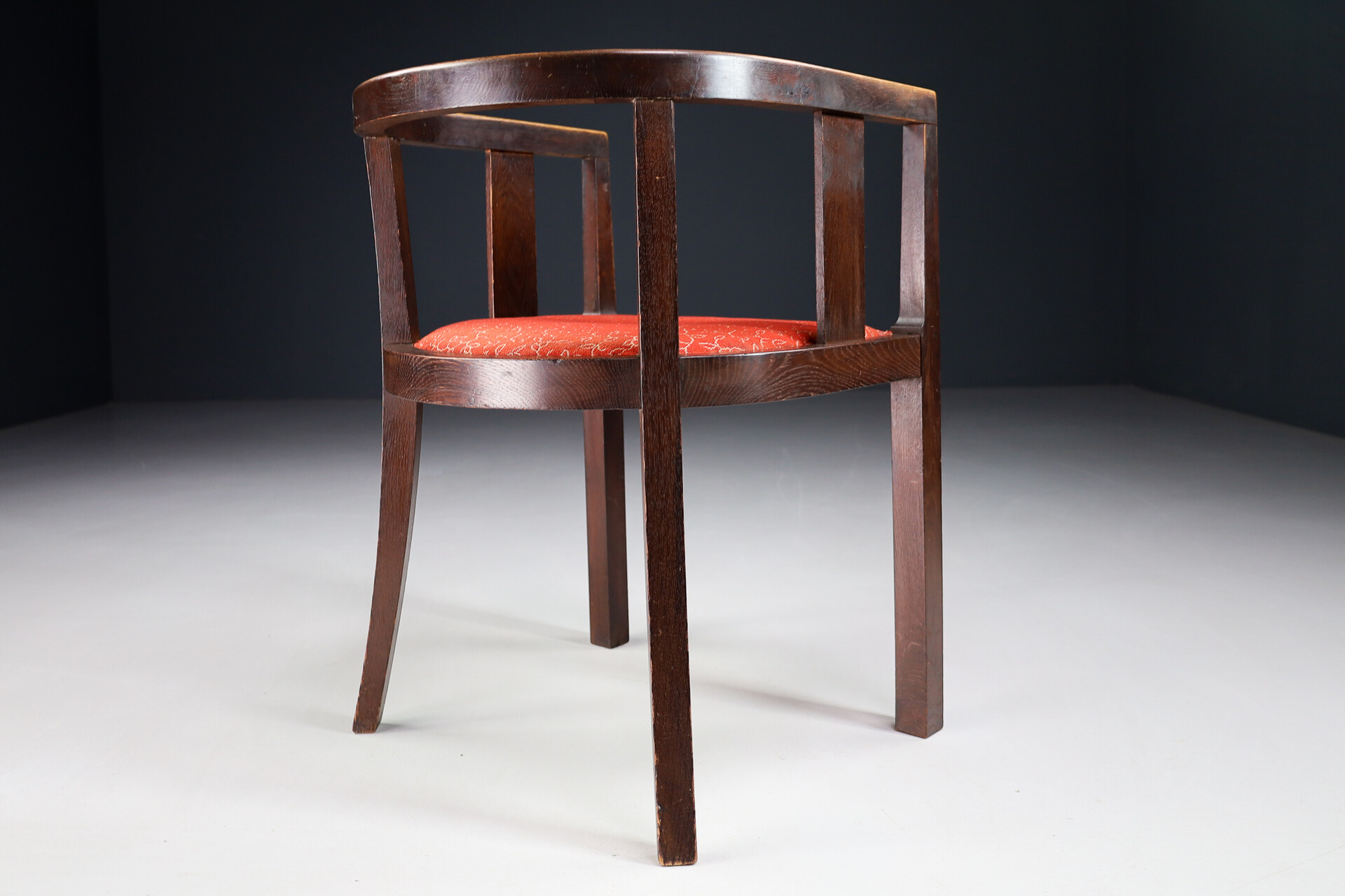 Bauhaus / Art deco oak armchairs / office chairs / desk chairs Germany 1930s Early-20th century