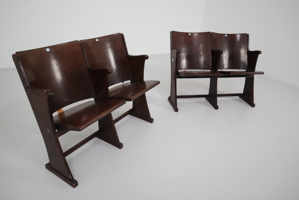 Bauhaus Cinema 2seat bench thonet 1930s Early-20th century