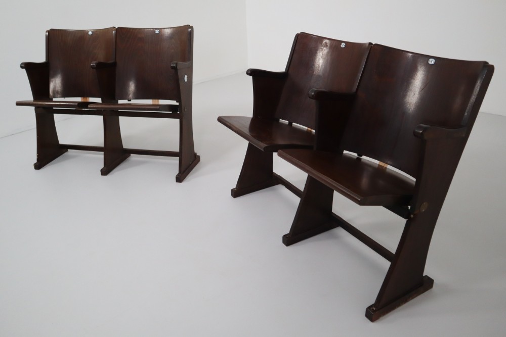 Bauhaus Cinema 2seat bench thonet 1930s Early-20th century