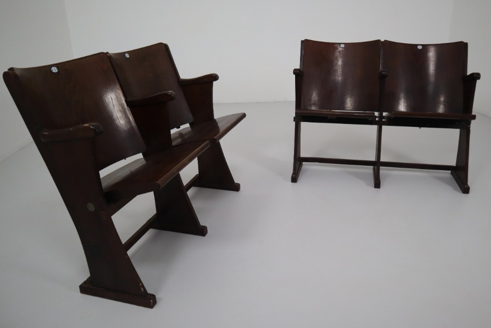 Bauhaus Cinema 2seat bench thonet 1930s Early-20th century