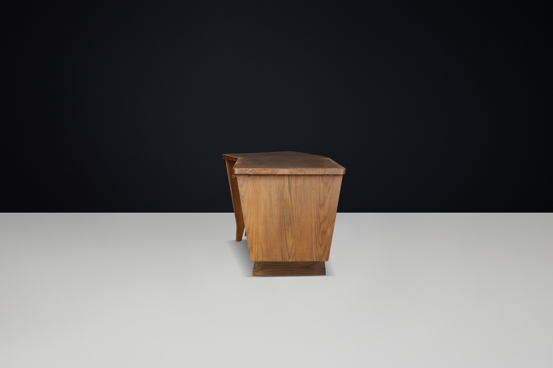 Bauhaus Cubism Oak Desk by Krasna Jizba, CZ 1937 Early-20th century
