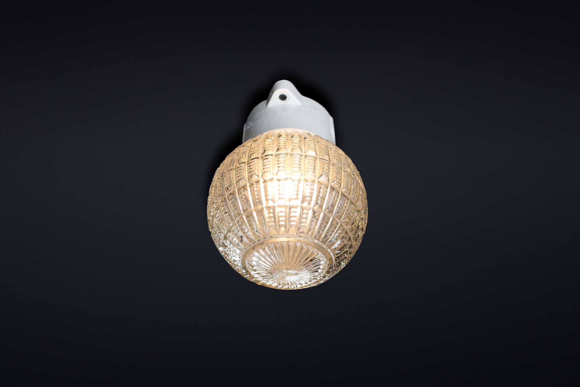 Bauhaus Porcelain Base and Glass Wall lights/ceiling lights , Germany 1930s Early-20th century