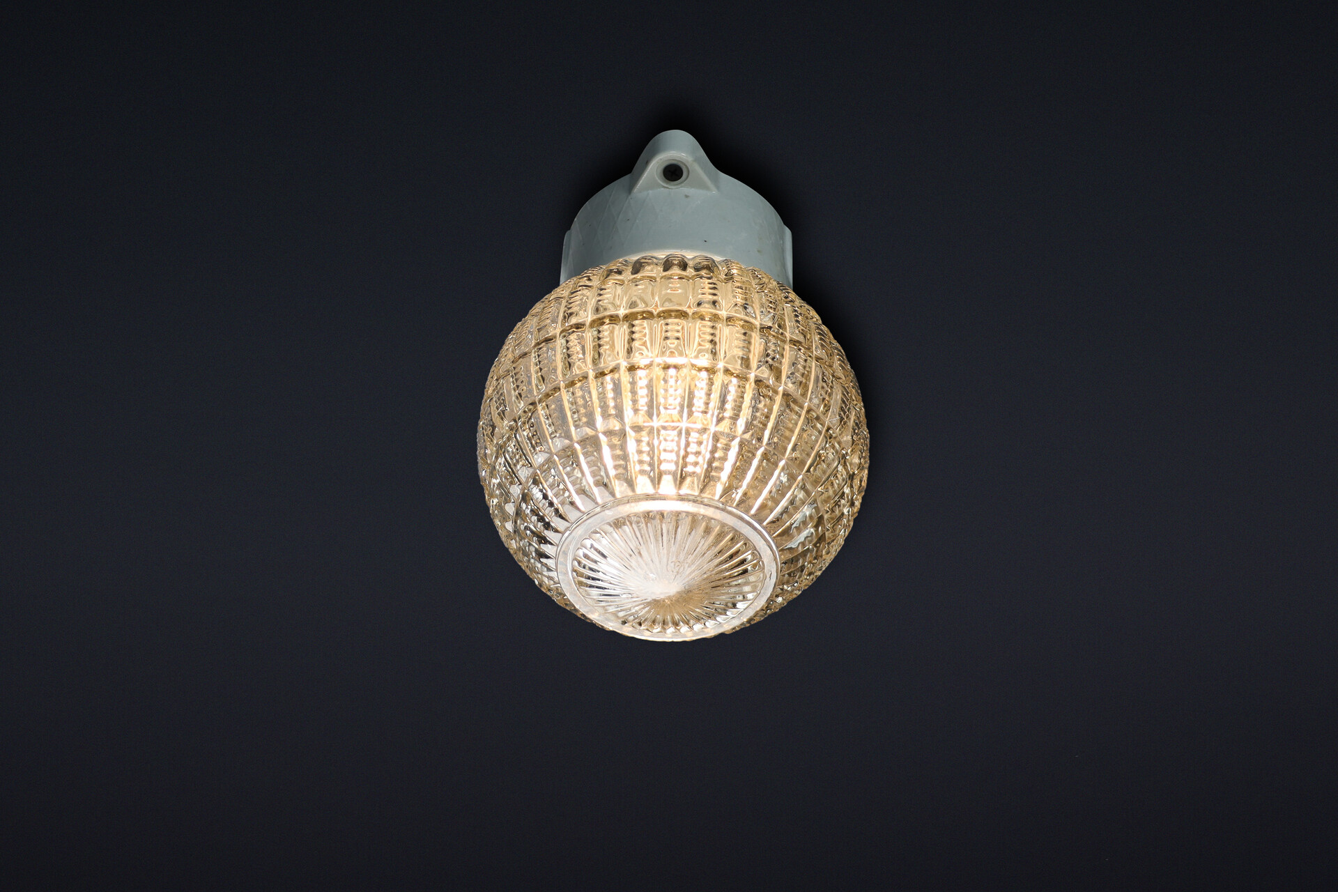 Bauhaus Porcelain Base and Glass Wall lights/ceiling lights , Germany 1930s Early-20th century