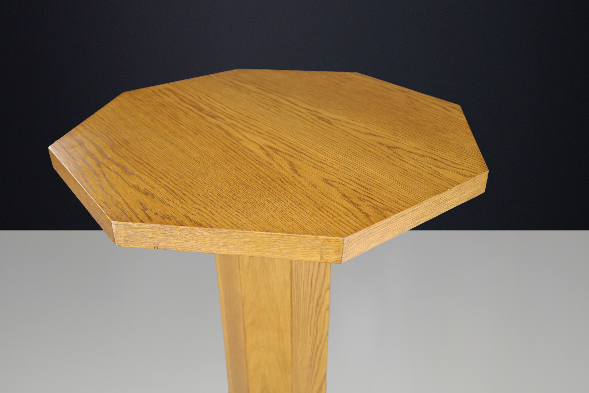 Brutalist Oak bar Tables France 1960s Late-20th century