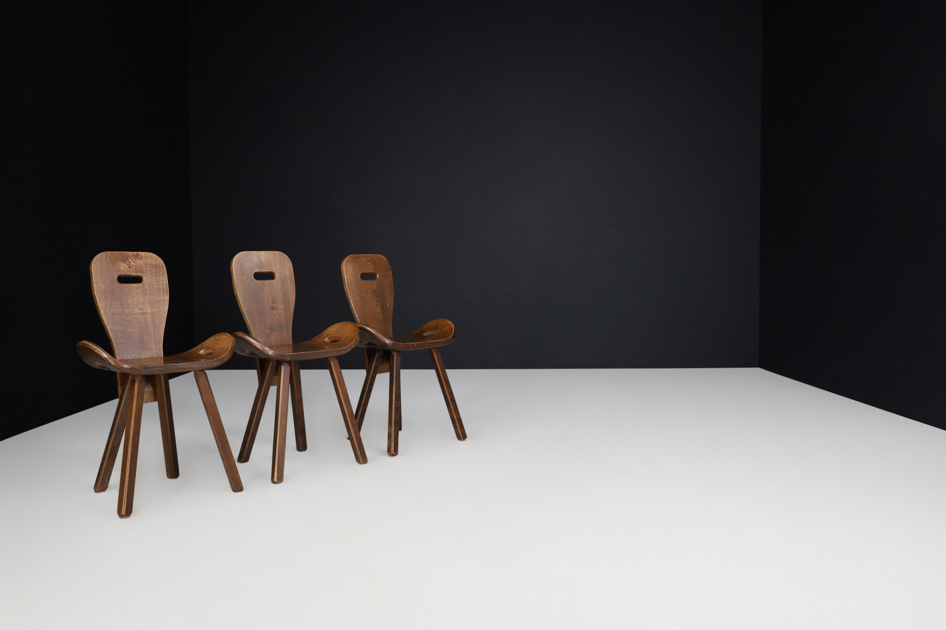 Brutalist / Primitive 'Saddle' chair France, 1960s Mid-20th century