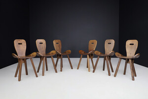 Brutalist / Primitive 'Saddle' chair France, 1960s Mid-20th century