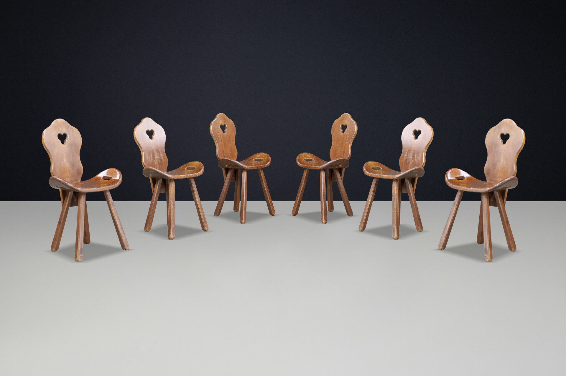 Brutalist / Primitive 'Saddle' chair France, 1960s Mid-20th century