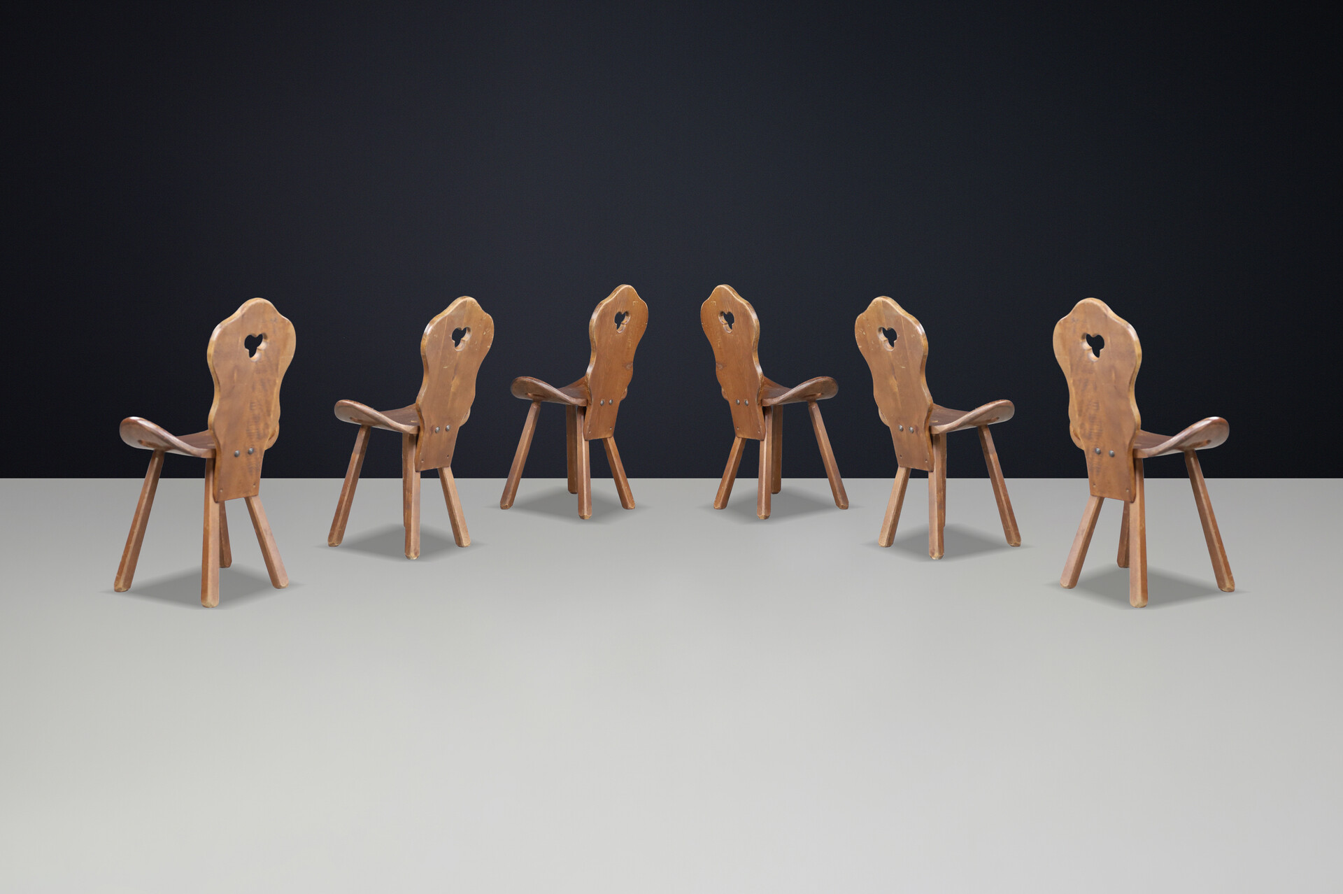 Brutalist / Primitive 'Saddle' chair France, 1960s Mid-20th century