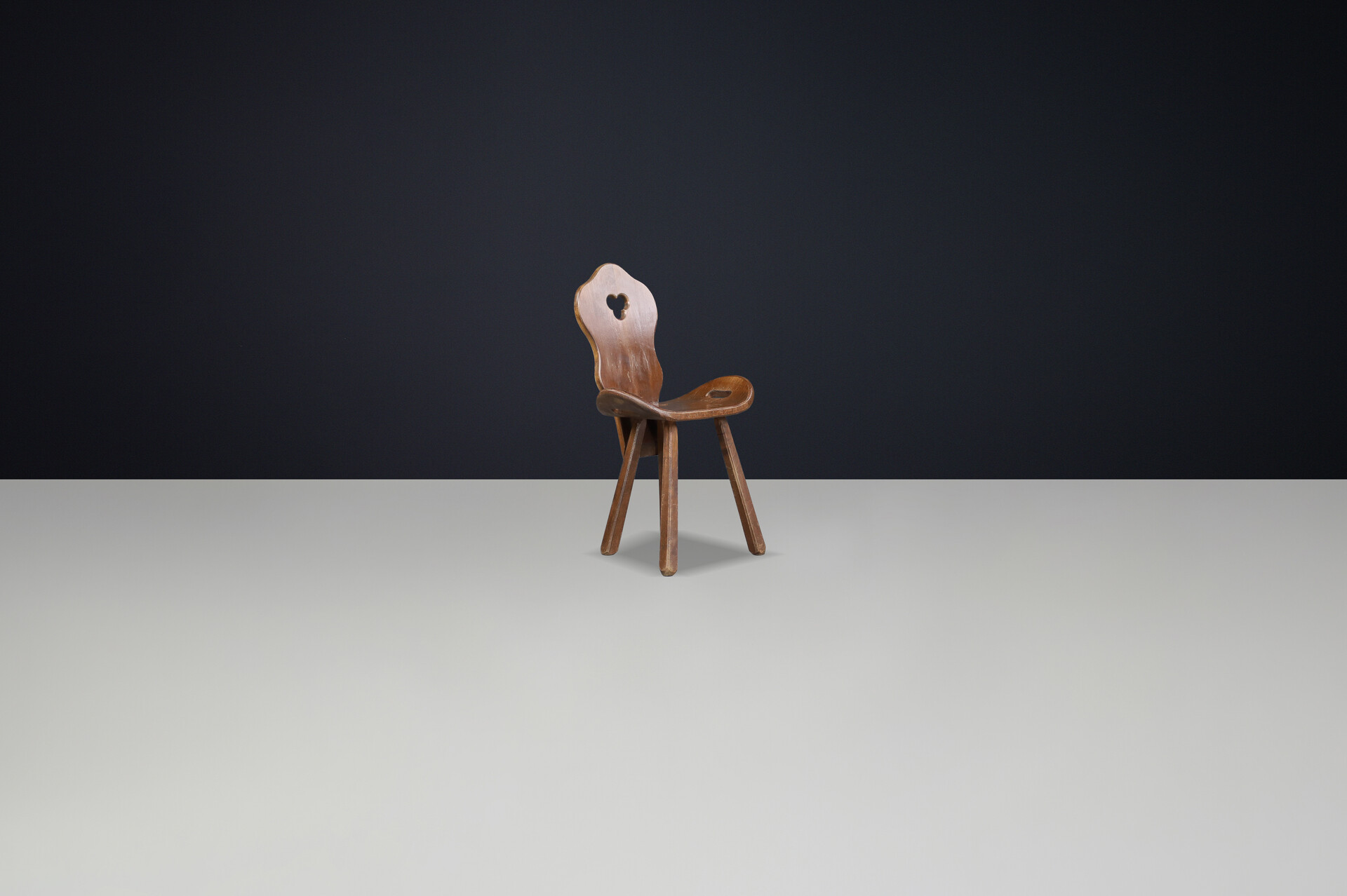 Brutalist / Primitive 'Saddle' chair France, 1960s Mid-20th century