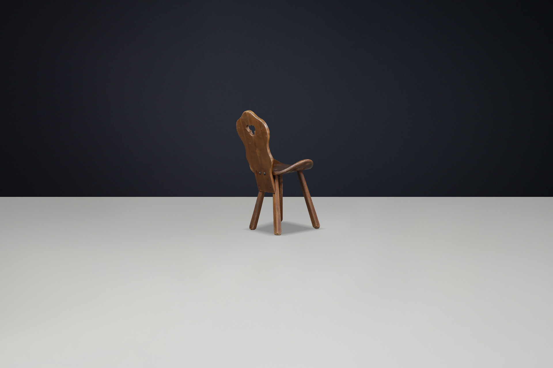 Brutalist / Primitive 'Saddle' chair France, 1960s Mid-20th century