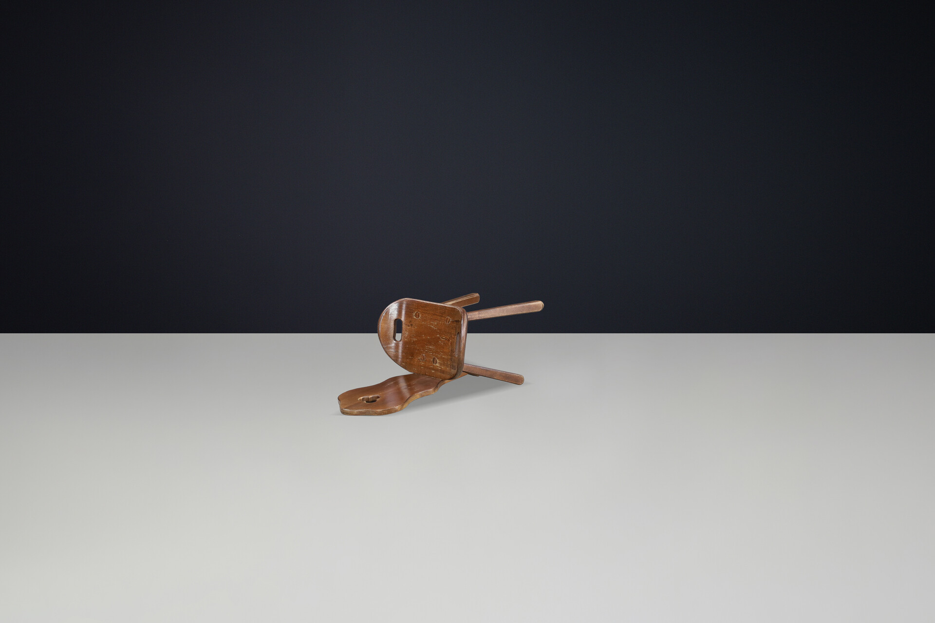 Brutalist / Primitive 'Saddle' chair France, 1960s Mid-20th century