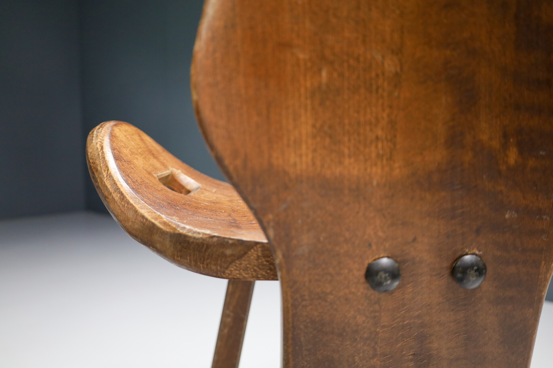 Brutalist / Primitive 'Saddle' chair France, 1960s Mid-20th century