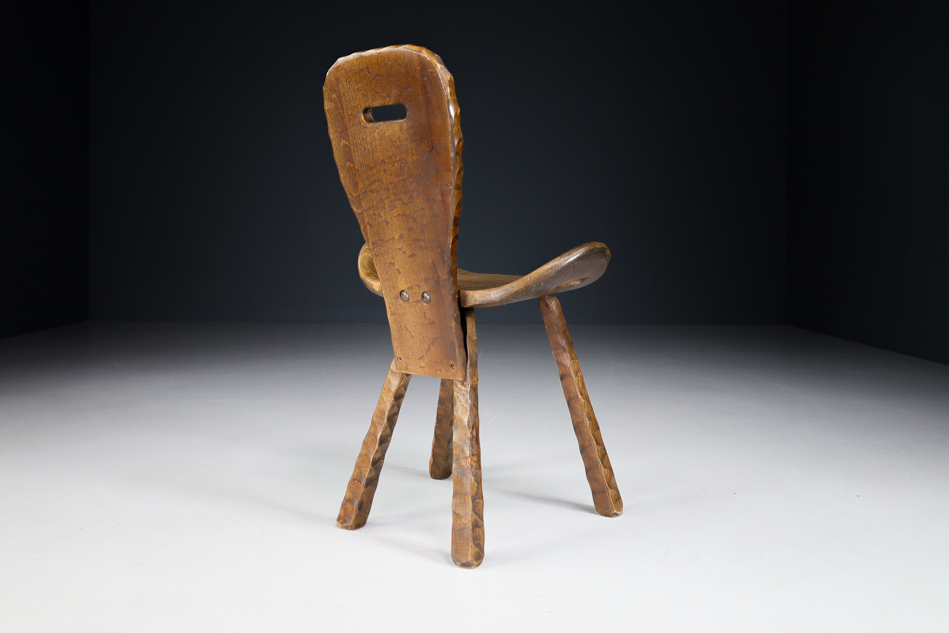 Brutalist / Primitive 'Saddle' chair from France, 1960s Mid-20th century