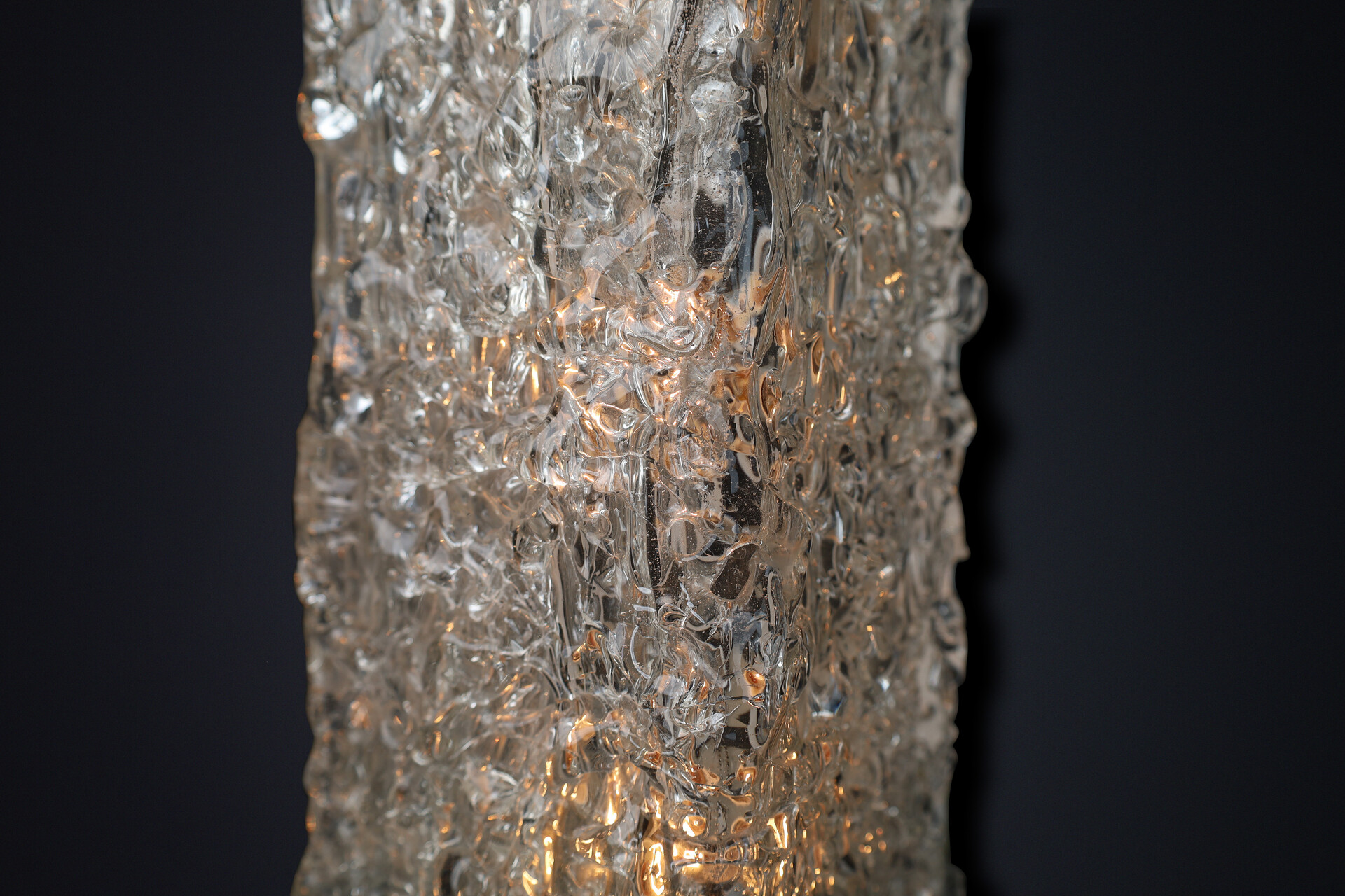 Brutalist XL Art glass Scones, Austria 1950s Mid-20th century