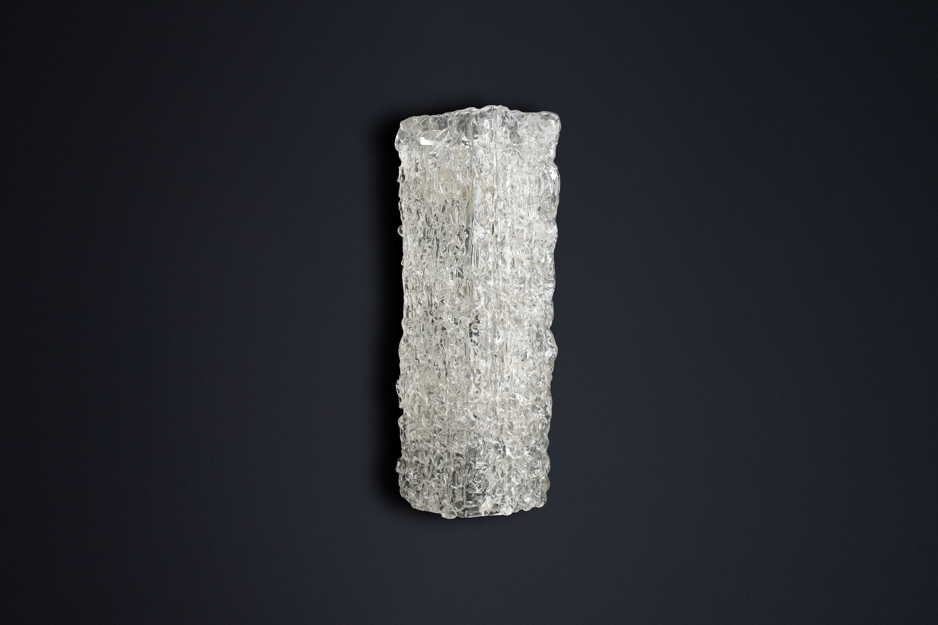 Brutalist XL Art glass Scones, Austria 1950s Mid-20th century