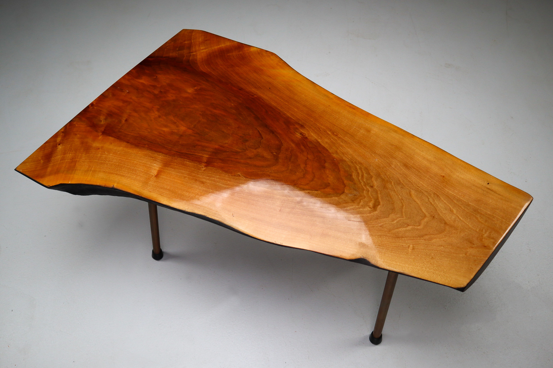 Carl Auböck 'Tree Trunk' Coffee Table in Walnut, Austria, circa 1950s Mid-20th century