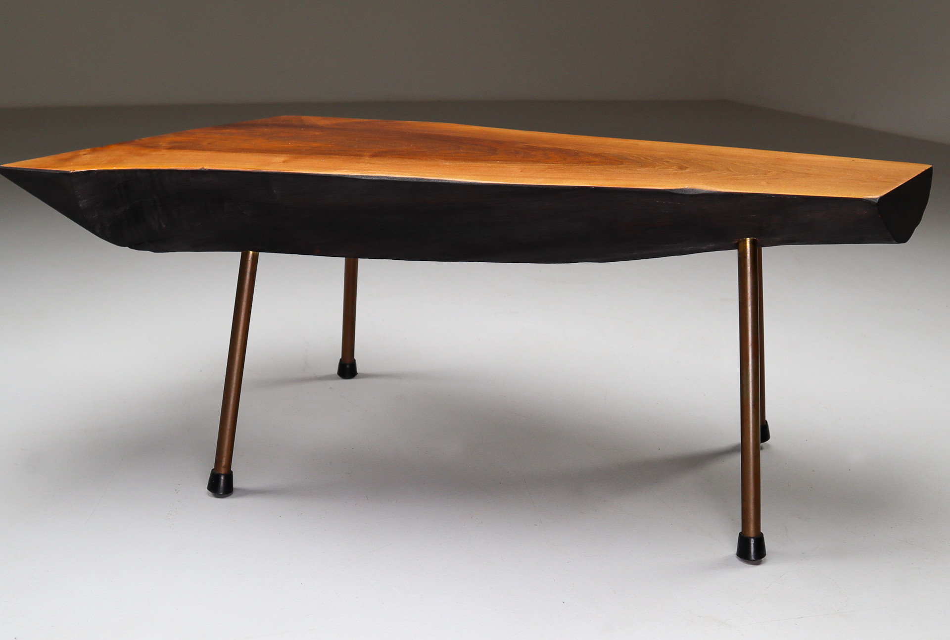 Carl Auböck 'Tree Trunk' Coffee Table in Walnut, Austria, circa 1950s Mid-20th century